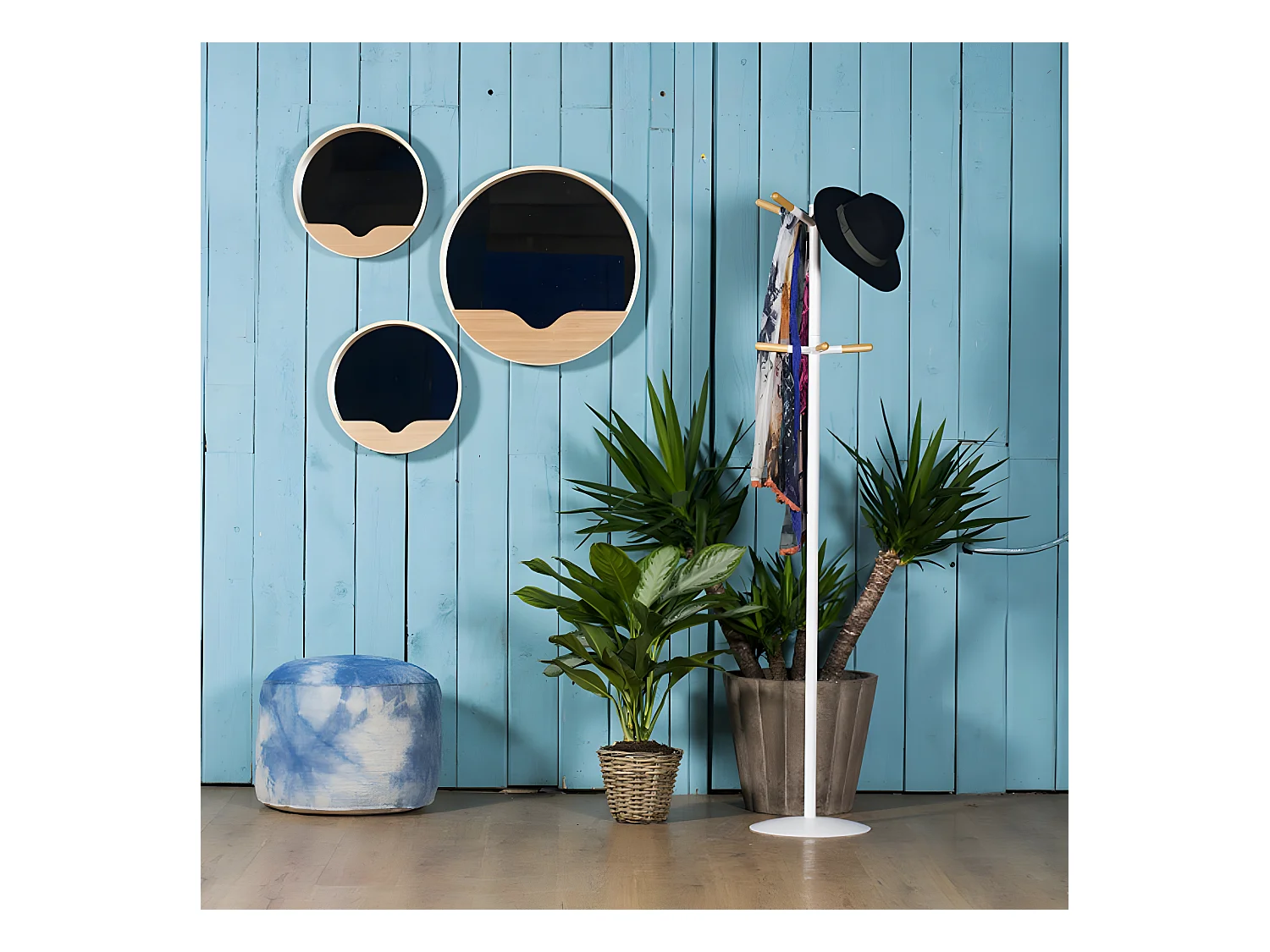 Wooden Tip - Porte-manteaux - Blanc