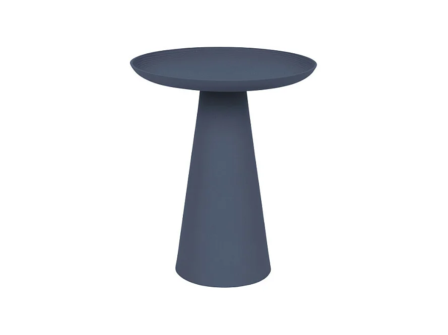 Ringar - Table d'appoint ronde en aluminium ø34,5cm - Bleu