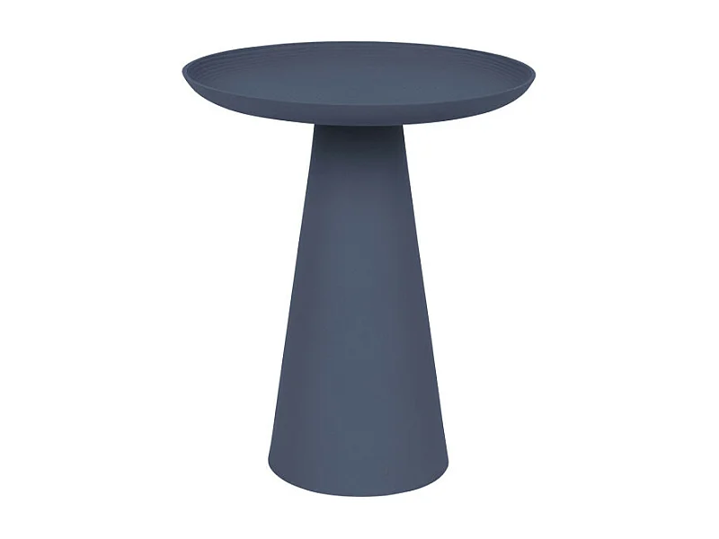 Ringar - Table d'appoint ronde en aluminium ø34,5cm - Bleu