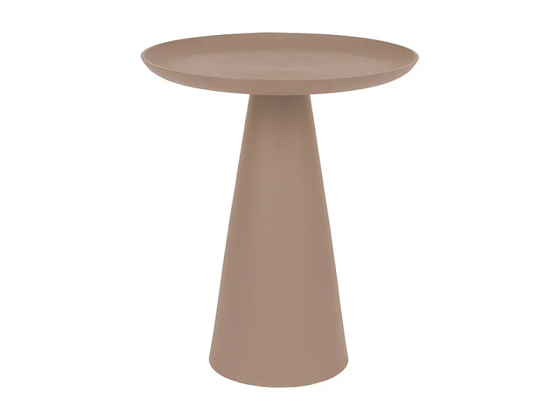 Ringar - Table d'appoint ronde en aluminium ø34,5cm - Rose