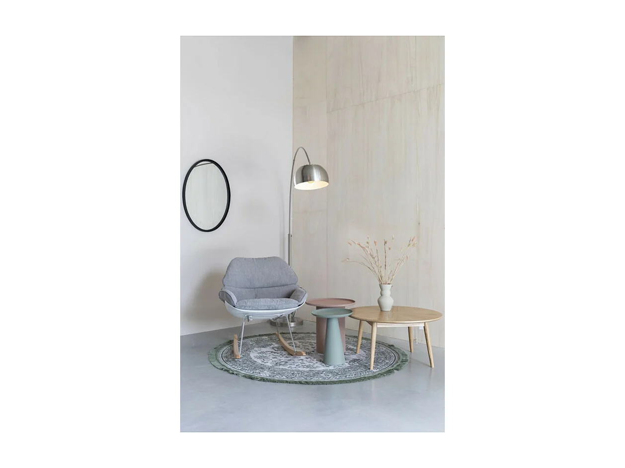 Ringar - Table d'appoint ronde en aluminium ø34,5cm - Rose