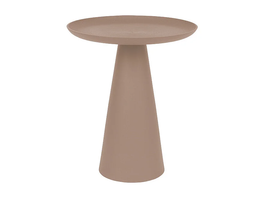 Ringar - Table d'appoint ronde en aluminium ø34,5cm - Rose
