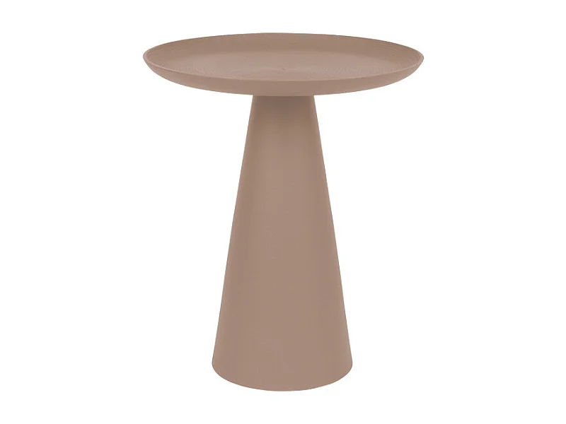 Ringar - Table d'appoint ronde en aluminium ø34,5cm - Rose