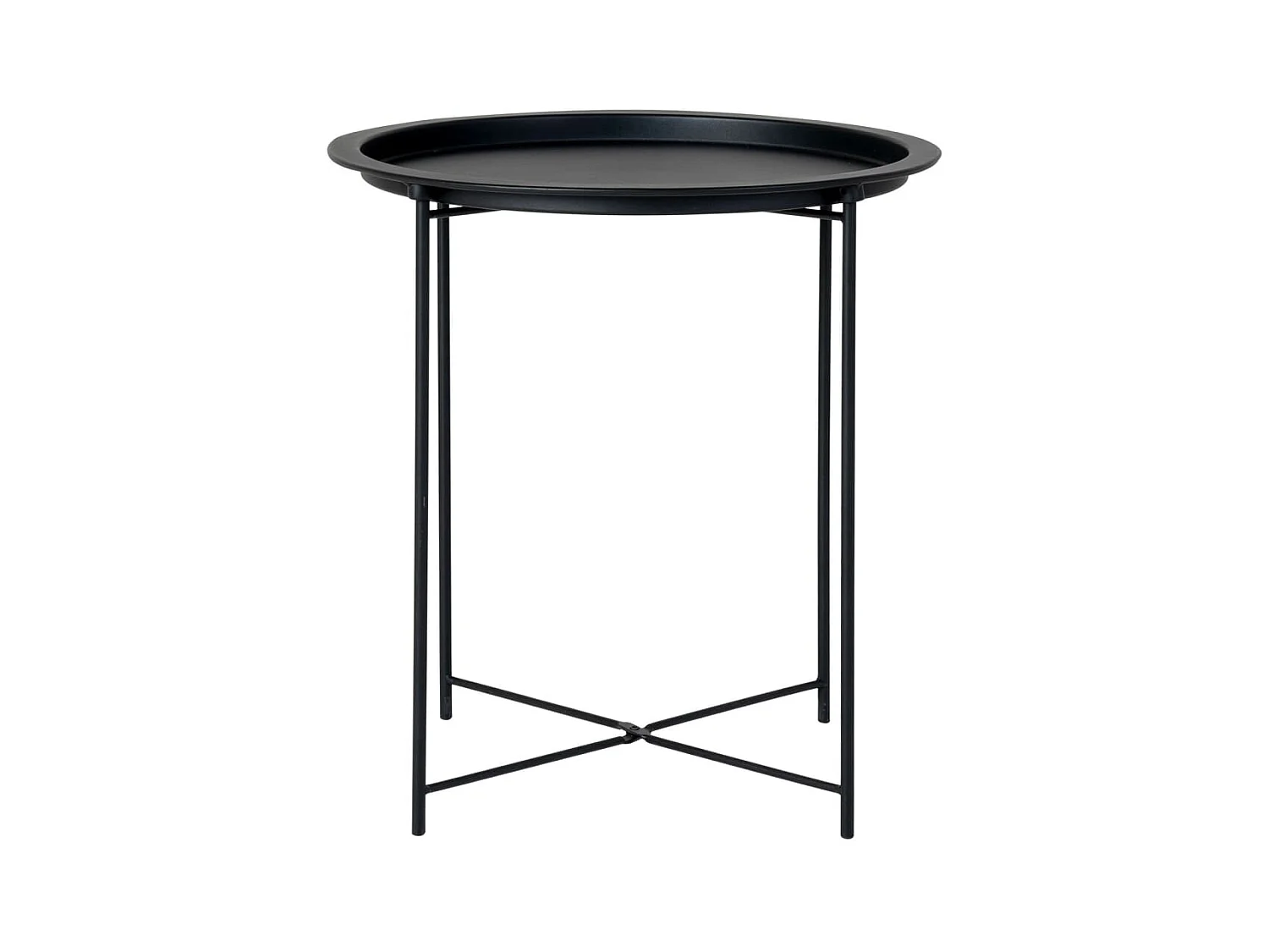 Table d'appoint Anne 47 cm Rond Noir