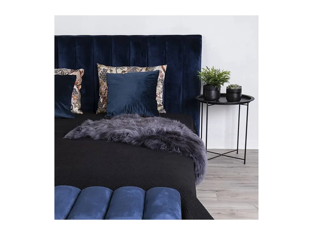 Table d'appoint Anne 47 cm Rond Noir