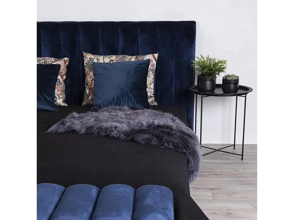 House Nordic Beistelltisch Anne 47 cm Rund Schwarz