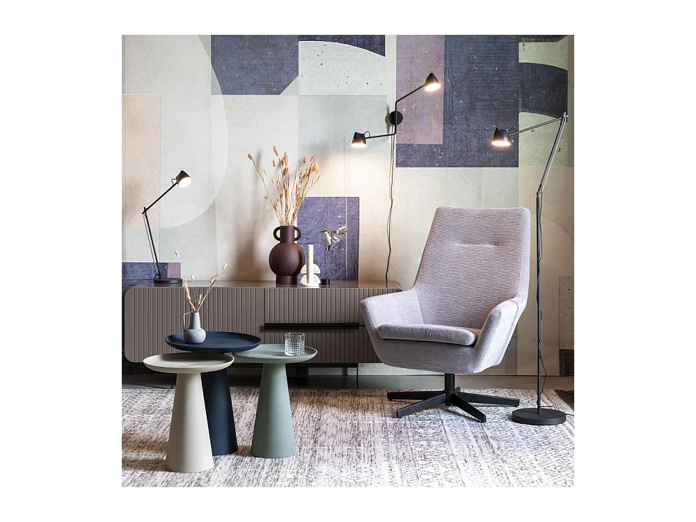 Ringar - Table d'appoint ronde en aluminium ø34,5cm - Vert