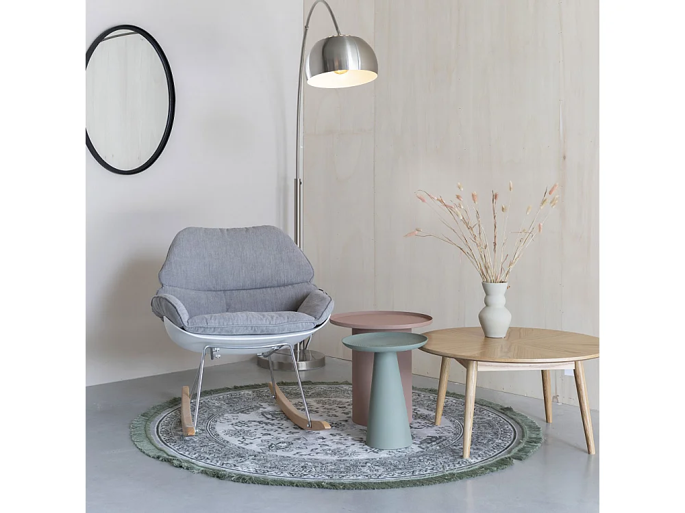 Ringar - Table d'appoint ronde en aluminium ø34,5cm - Vert