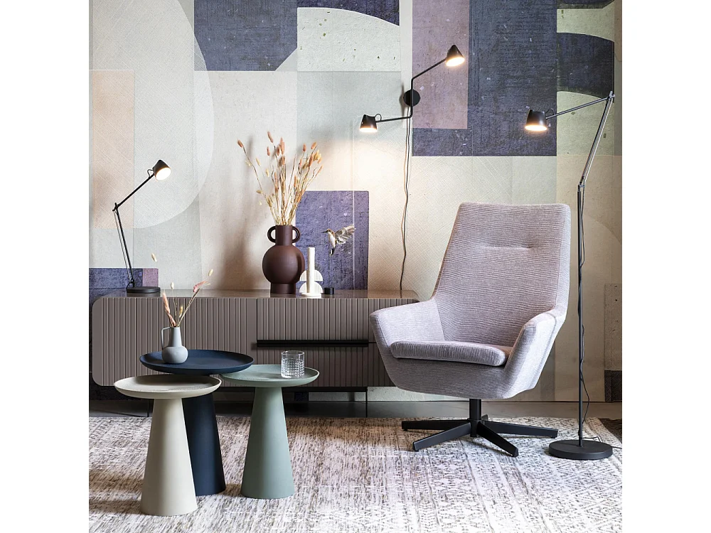 Ringar - Table d'appoint ronde en aluminium ø34,5cm - Vert