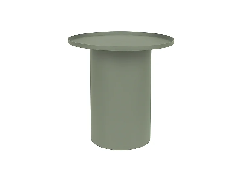 Sverre - Table d'appoint ronde en métal ø45,5cm - Vert