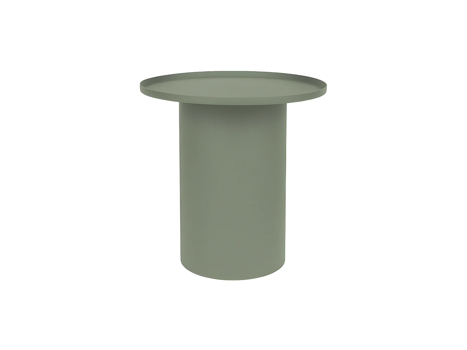 Sverre - Table d'appoint ronde en métal ø45,5cm - Vert