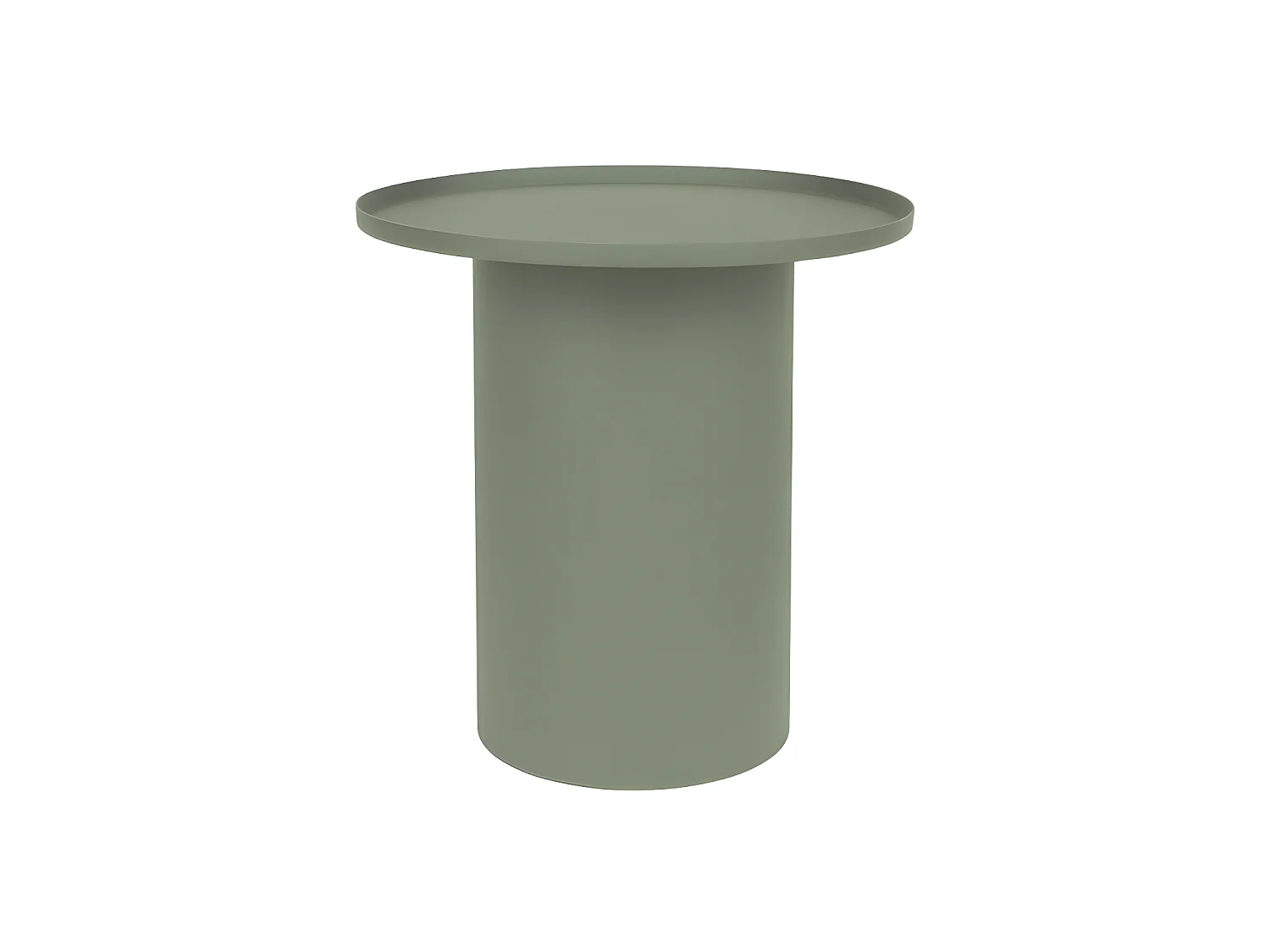Sverre - Table d'appoint ronde en métal ø45,5cm - Vert