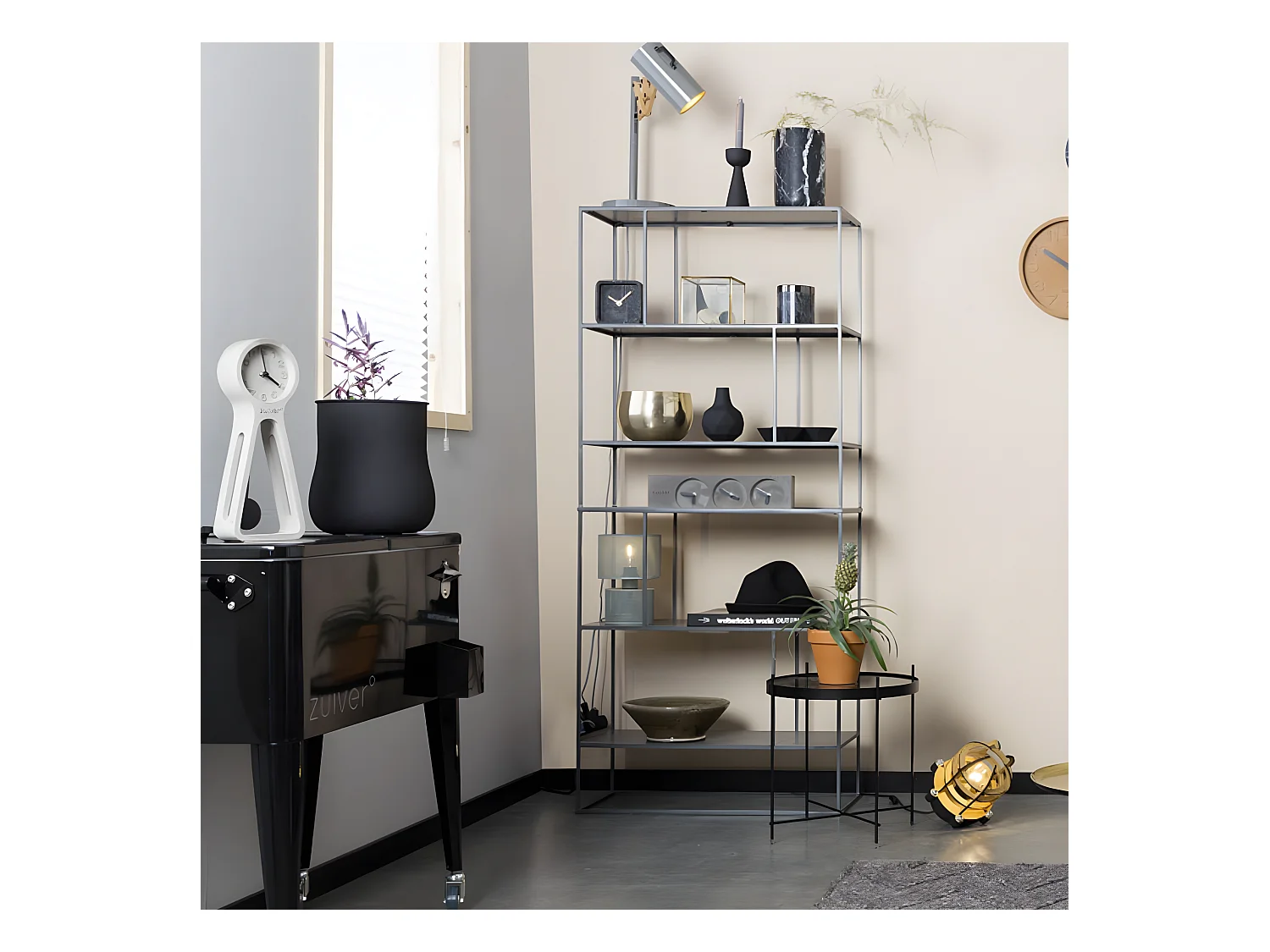 Be Cool - Glacière à roulettes métal - Noir