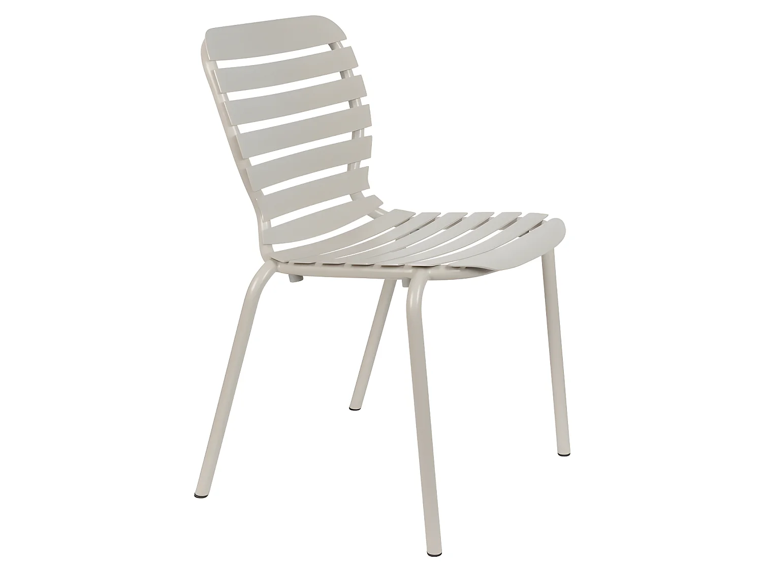 Vondel - Lot de 2 chaises de jardin en métal - Beige