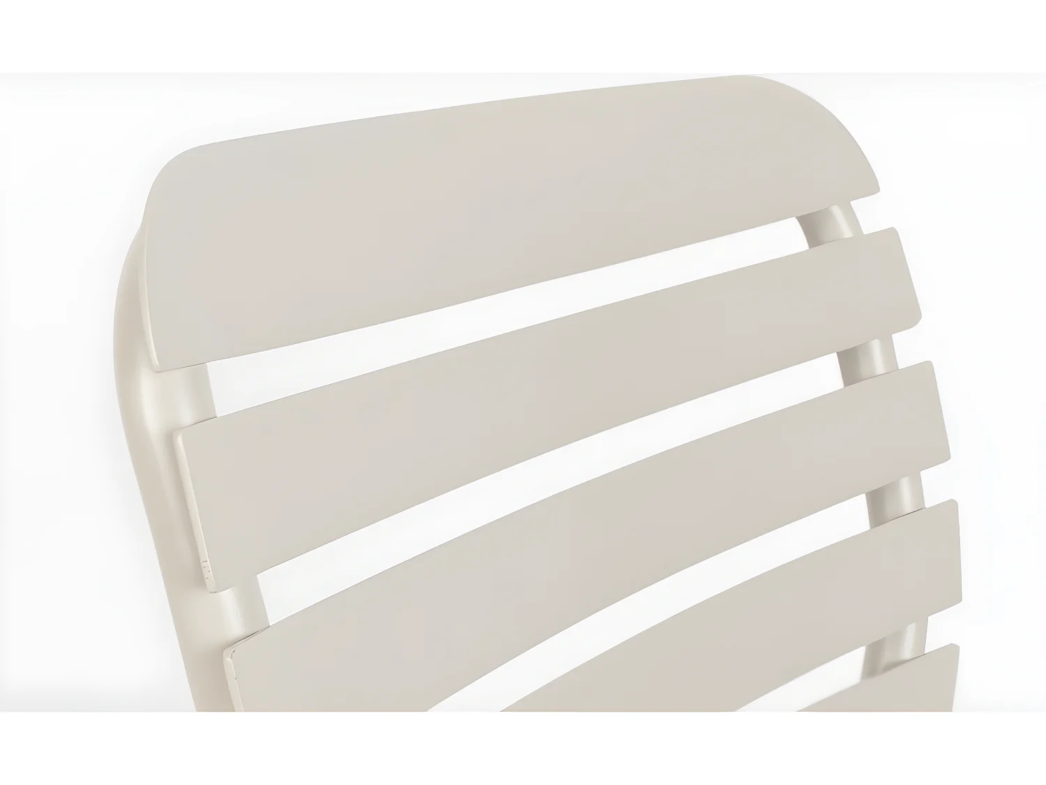 Vondel - Lot de 2 chaises de jardin en métal - Beige