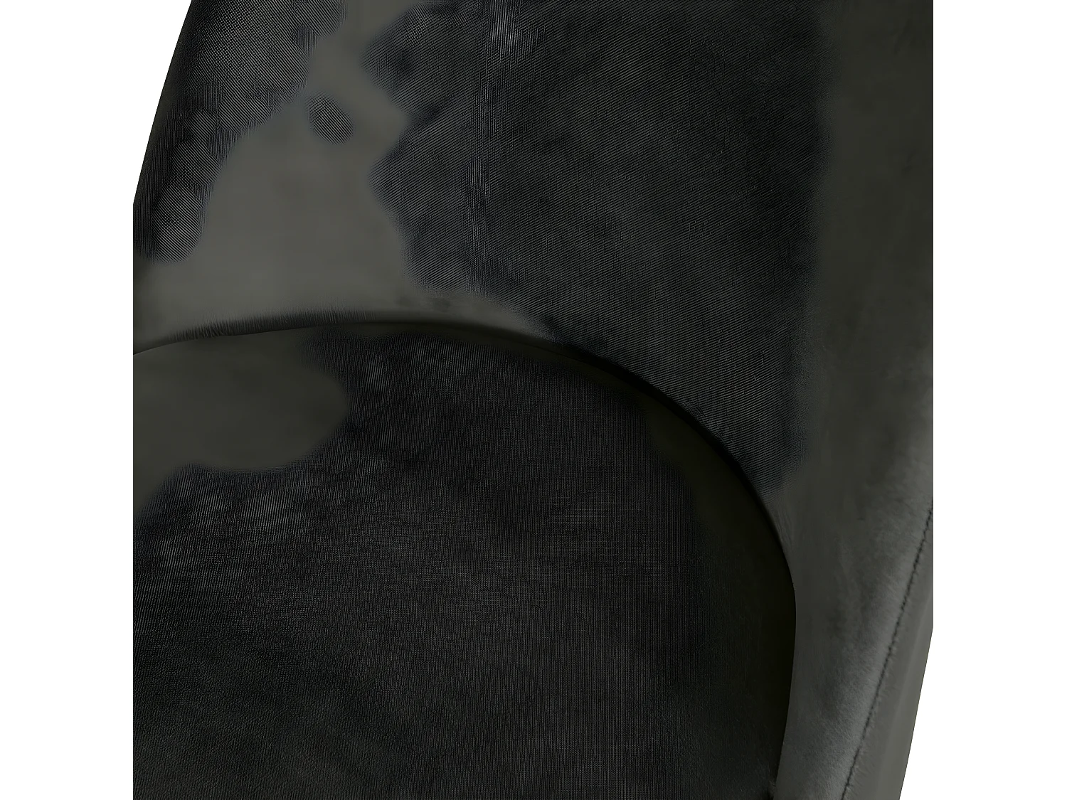 Vogue - Lot de 2 chaises design en velours - Vert foncé