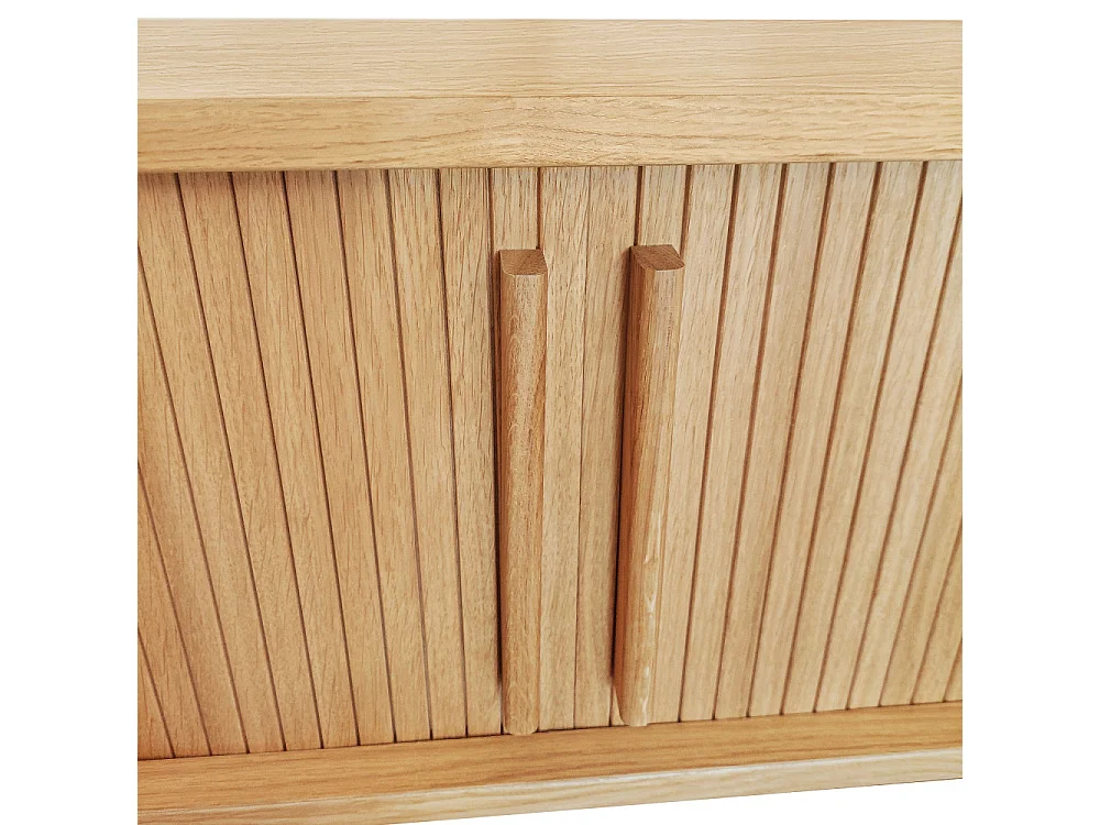 Rove  - Meuble TV en bois L138xH49,5cm - Bois clair