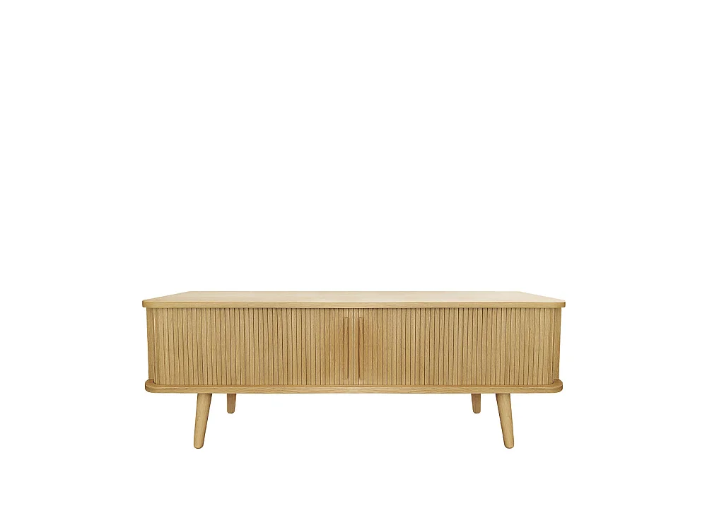 Rove  - Meuble TV en bois L138xH49,5cm - Bois clair