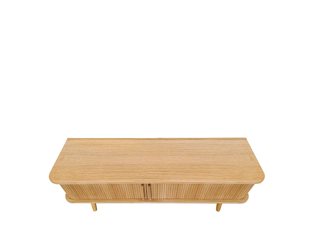 Rove  - Meuble TV en bois L138xH49,5cm - Bois clair