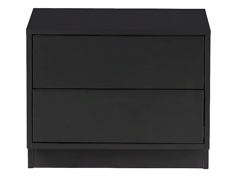 Finca - Meuble TV en bois massif de pin L50cm - Noir