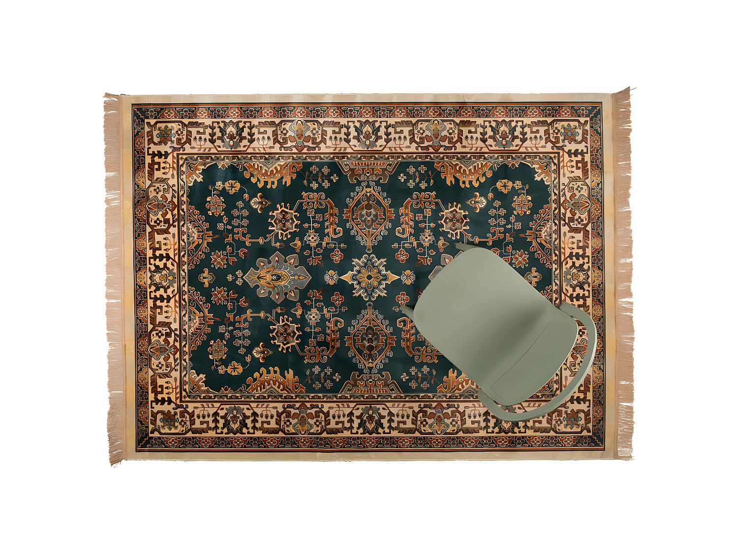 Raz III - Tapis persan -  Camel - 160x230cm