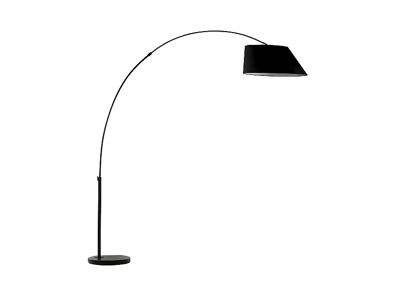Arc - Lampadaire design - Noir