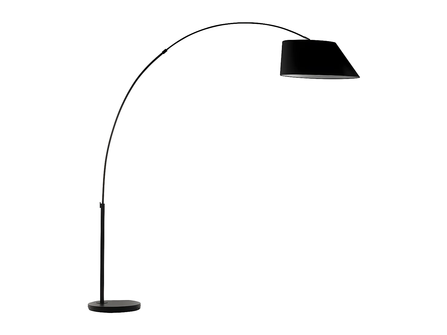Arc - Lampadaire design - Noir
