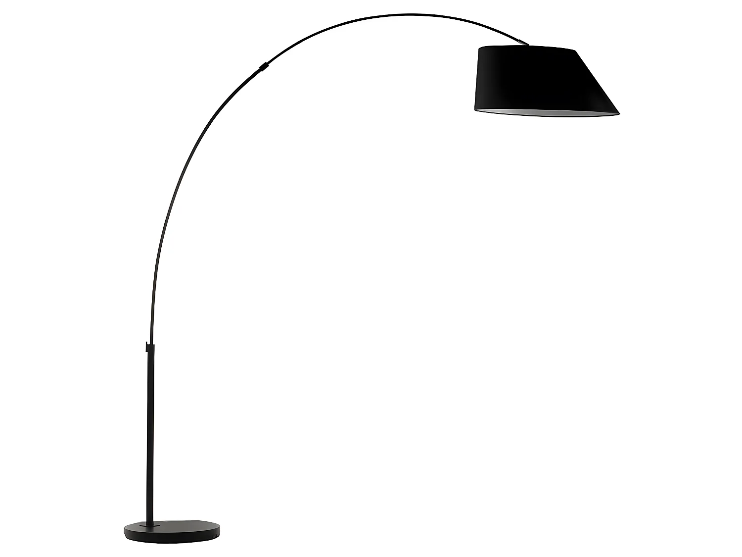 Arc - Lampadaire design - Noir