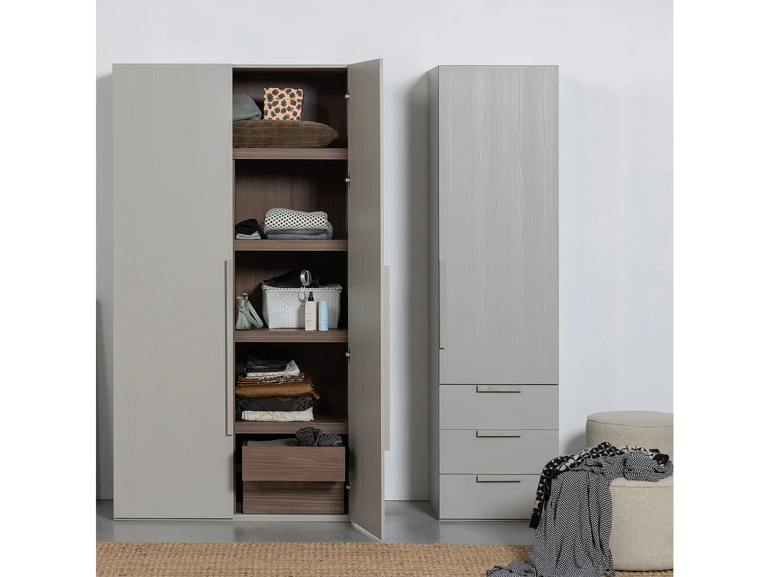 Armoire 1 porte en pin RENS