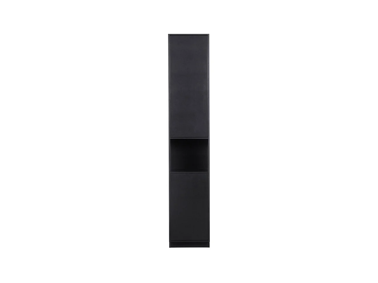 Finca - Colonne de rangement en bois massif de pin L40cm - Noir
