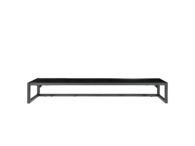 Estante de sombrero de pared negro 80 x 28 cm