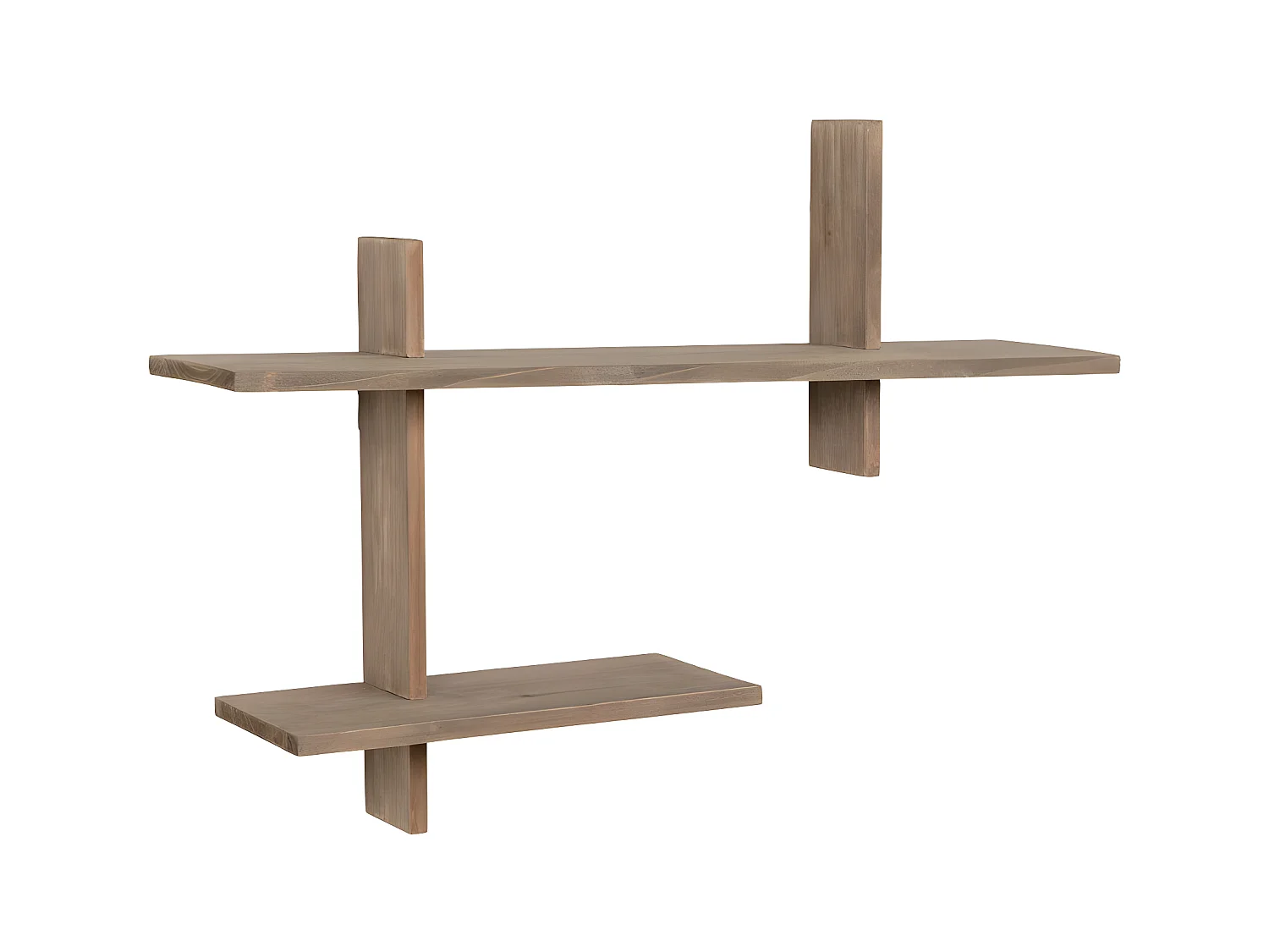 Ovada Regal Wandregal 2 Ablagen natur.