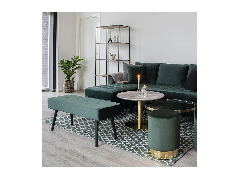 Vita Regal breit mit 3 Regalen, schwarz, Eichendekor.