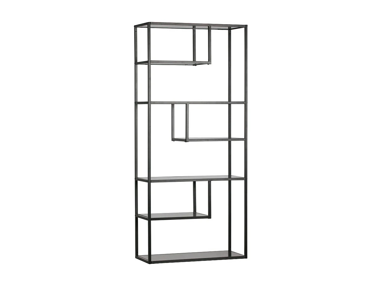 Teun - Étagère en métal - Noir