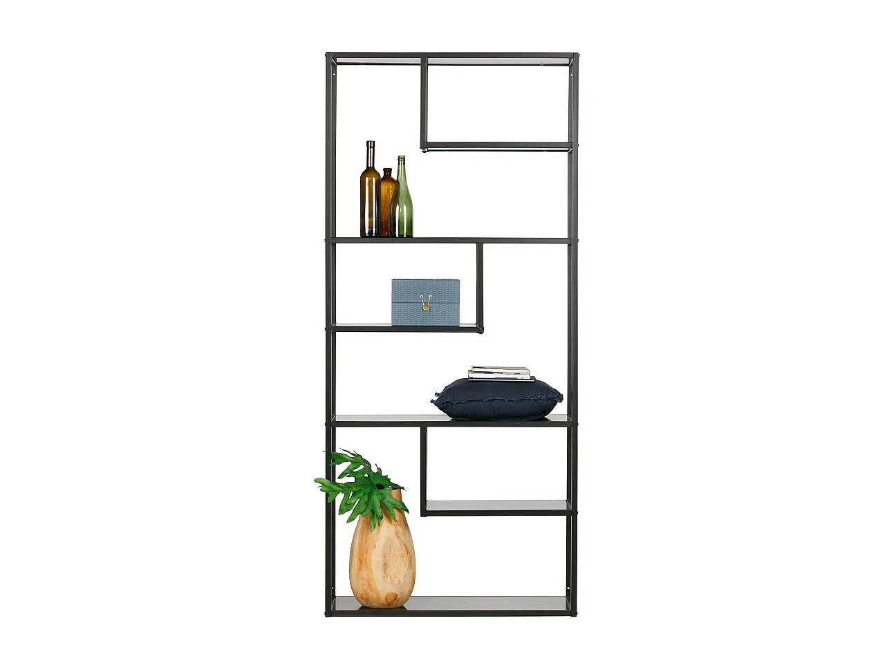 Teun - Étagère en métal - Noir