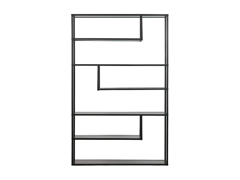 Teun - Étagère en métal XL - Noir