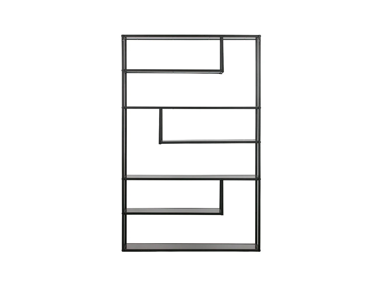 Teun - Étagère en métal XL - Noir