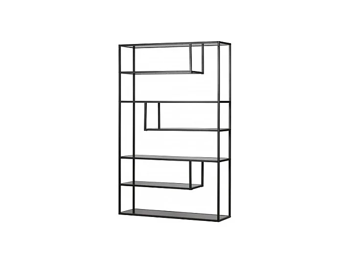 Teun - Étagère en métal XL - Noir