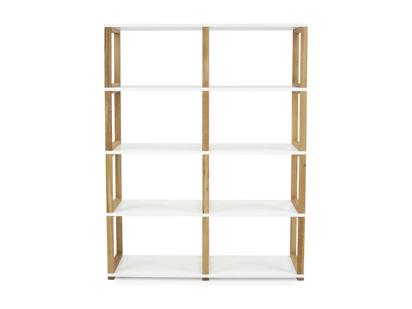 Art - Étagère en bois 8 niches : Couleur - Blanc
