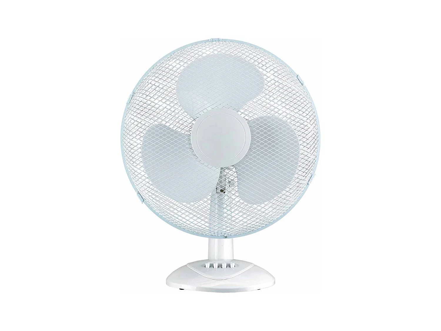 Ventilateur de table 12" 30cm 26W 3 vitesses Up Comfort Blanc Raydan Home