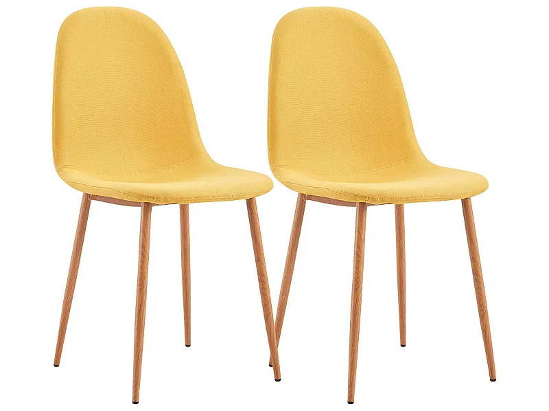 Pack 2 Sillas de Comedor Lino Nuova 91x51x44cm Thinia Home
