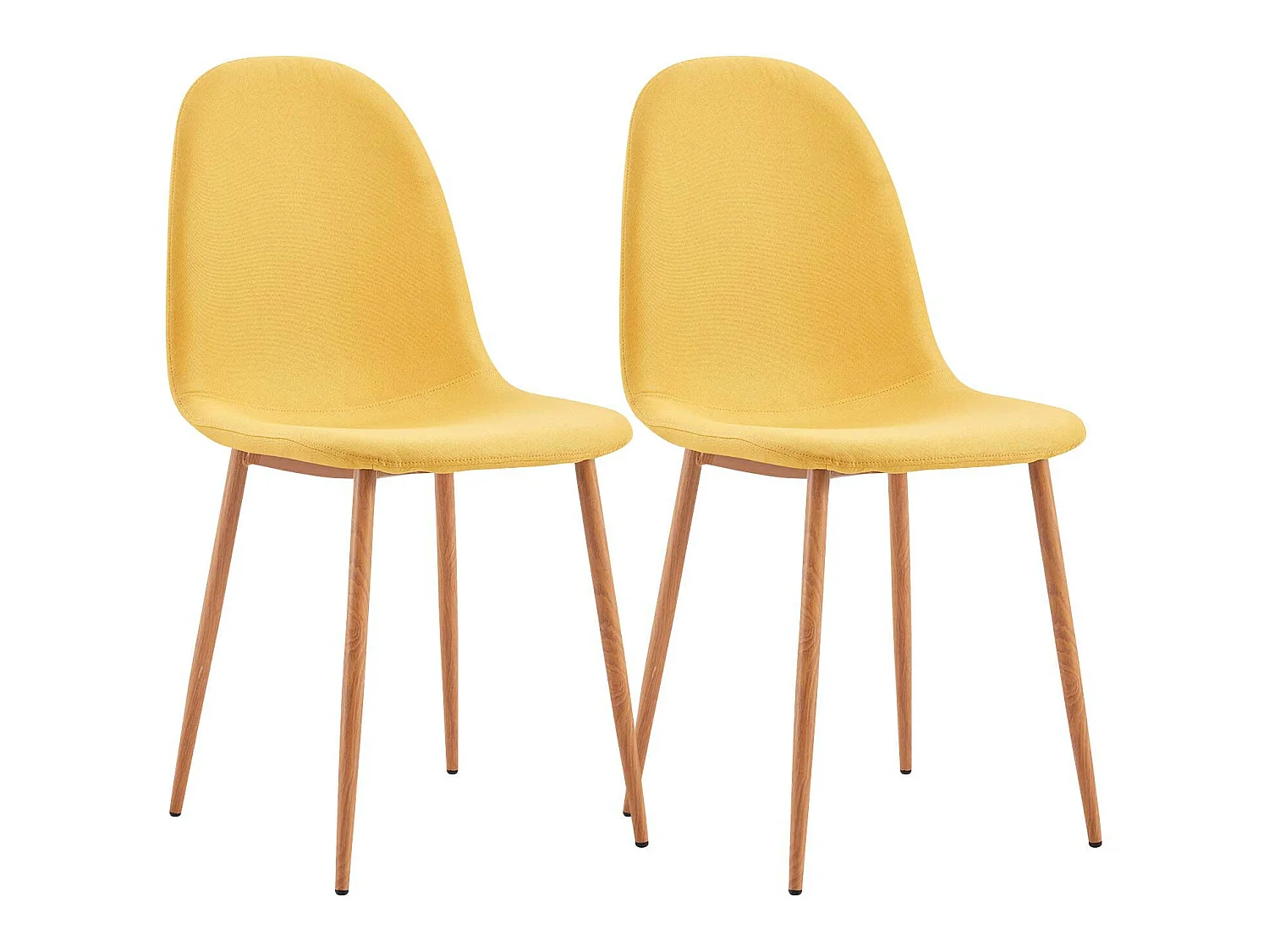 Pack 2 Sillas de Comedor Lino Nuova 91x51x44cm Thinia Home