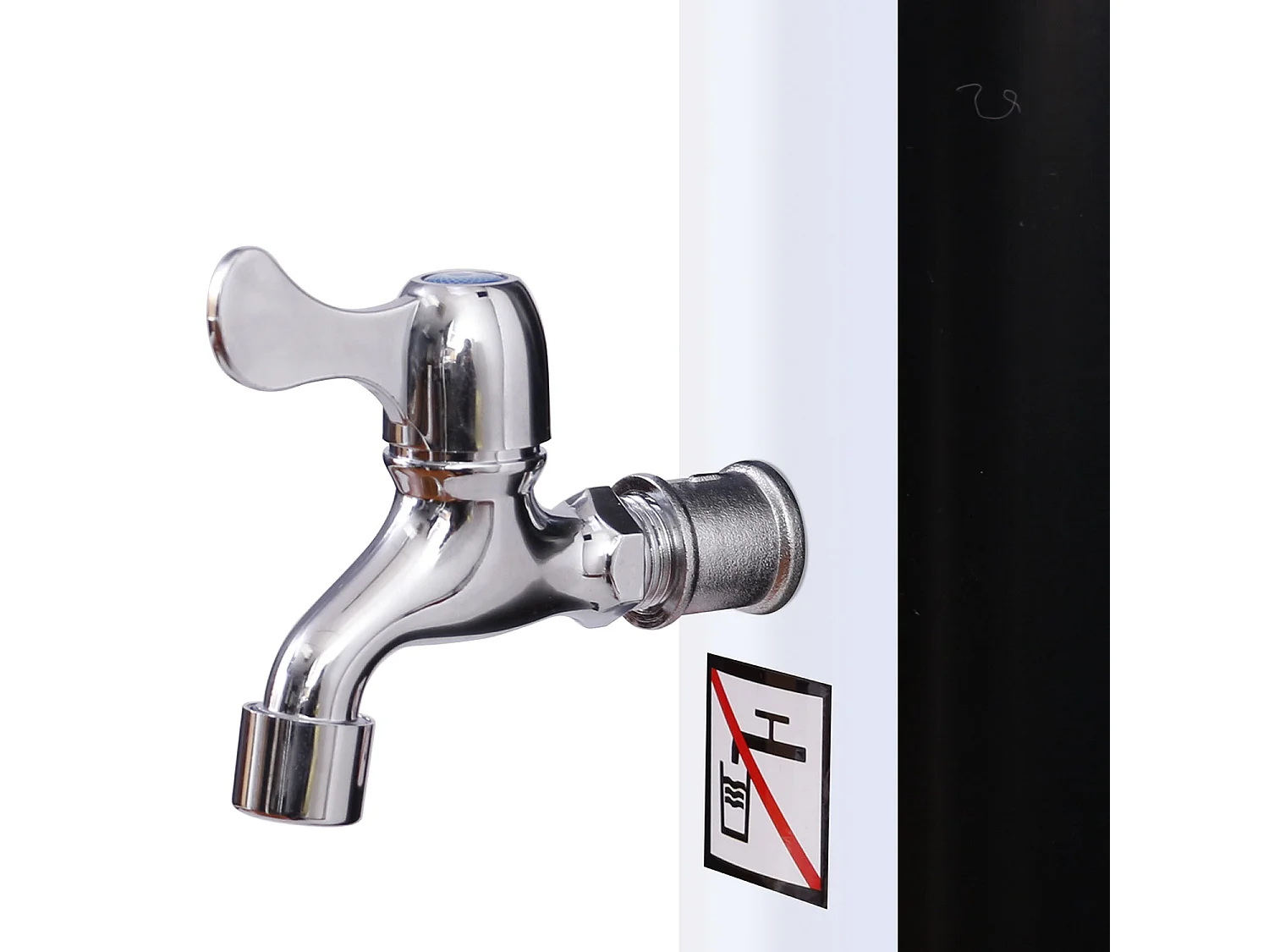 Zonnedouche MOOREA zwart en zilver 18L