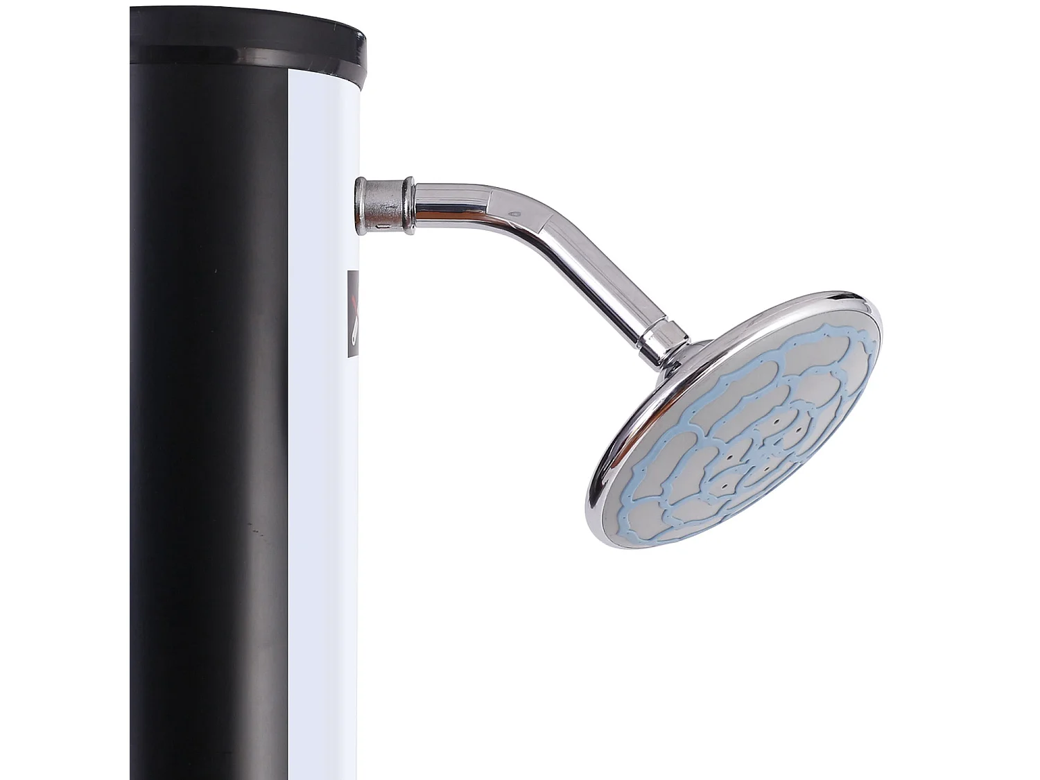 Douche solaire FIDGI noire et argent 35L