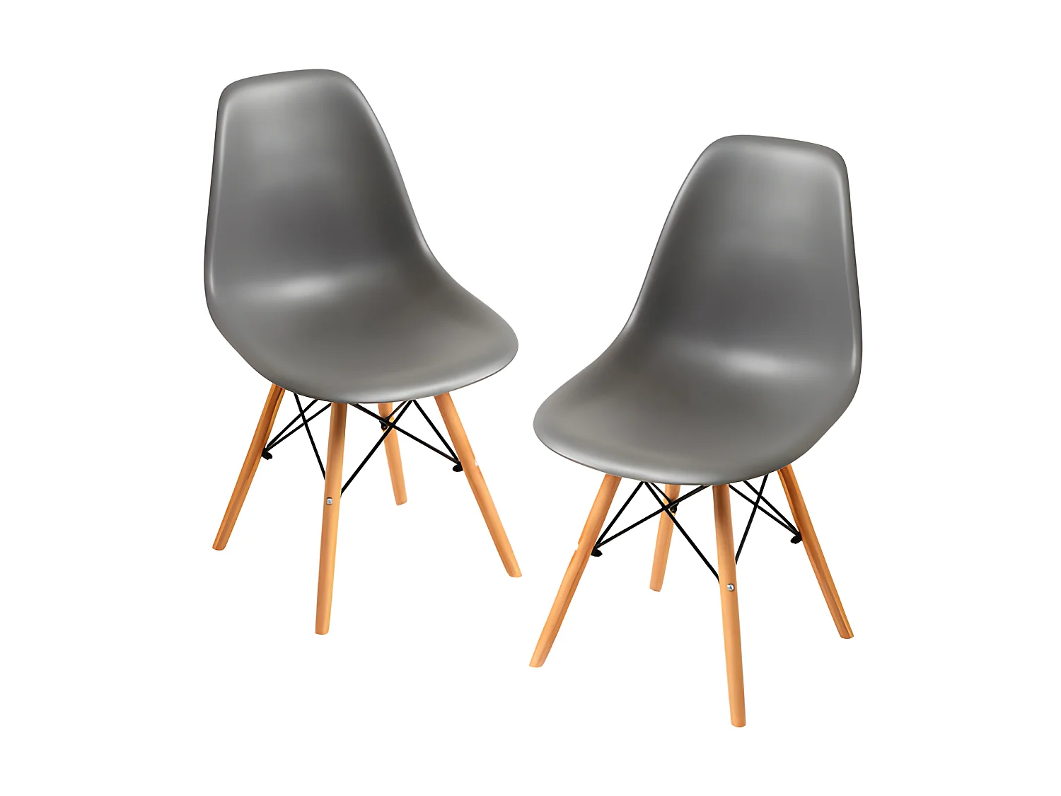 Pack 2 Sillas Tower Pro - Gris oscuro