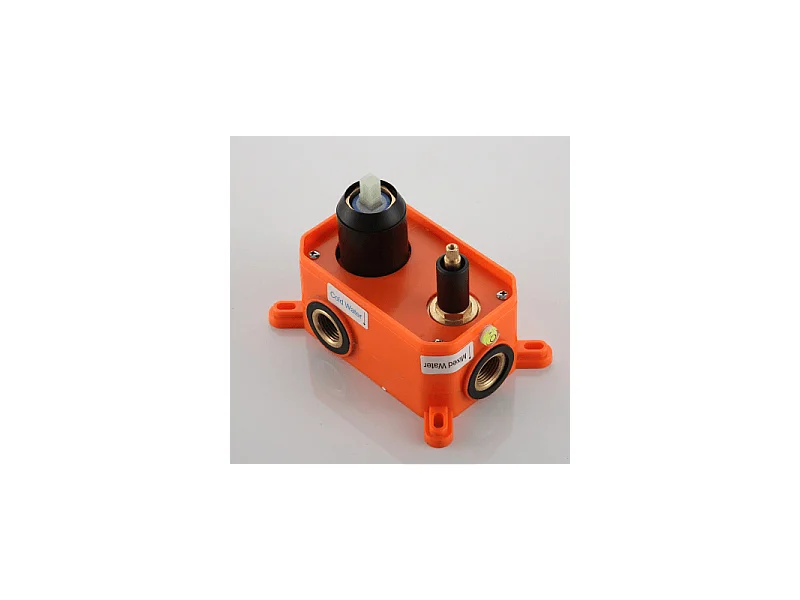 Conjunto de ducha monomando empotrada a techo MILTON cromado  30 cm x 30 cm