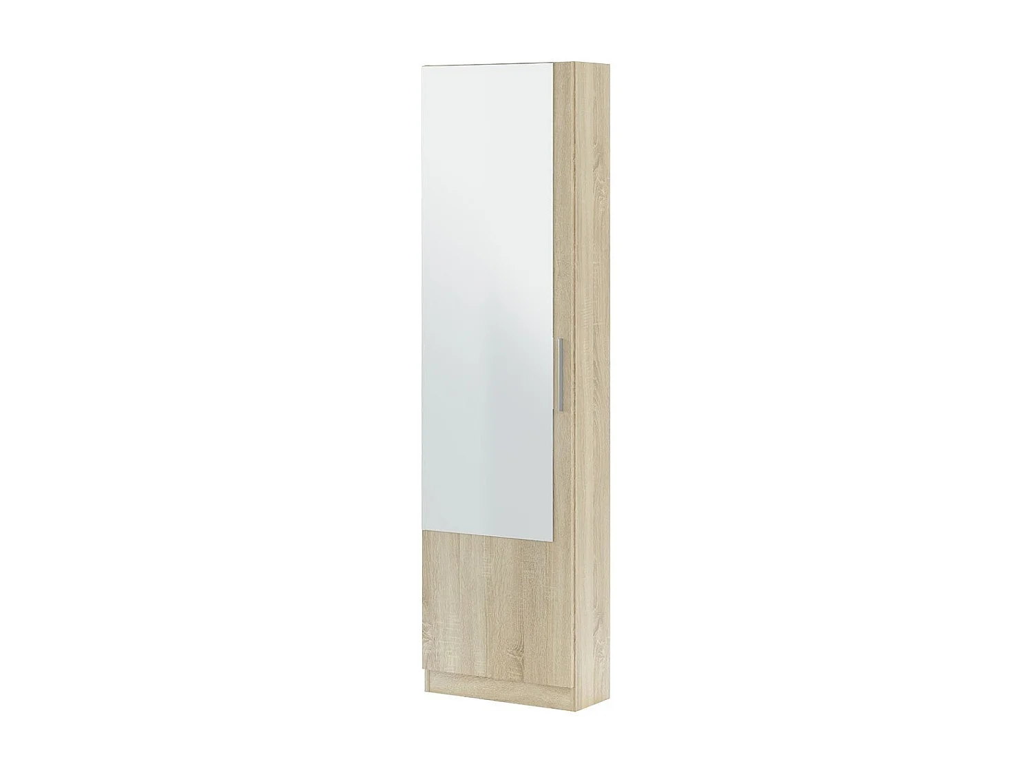 Zapatero 1 puerta con espejo para 16 pares - A180 cm - KRISTAL