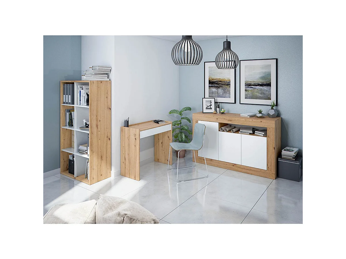 Buffet 3 portes et un compartiment de rangement L139 cm - Baltik