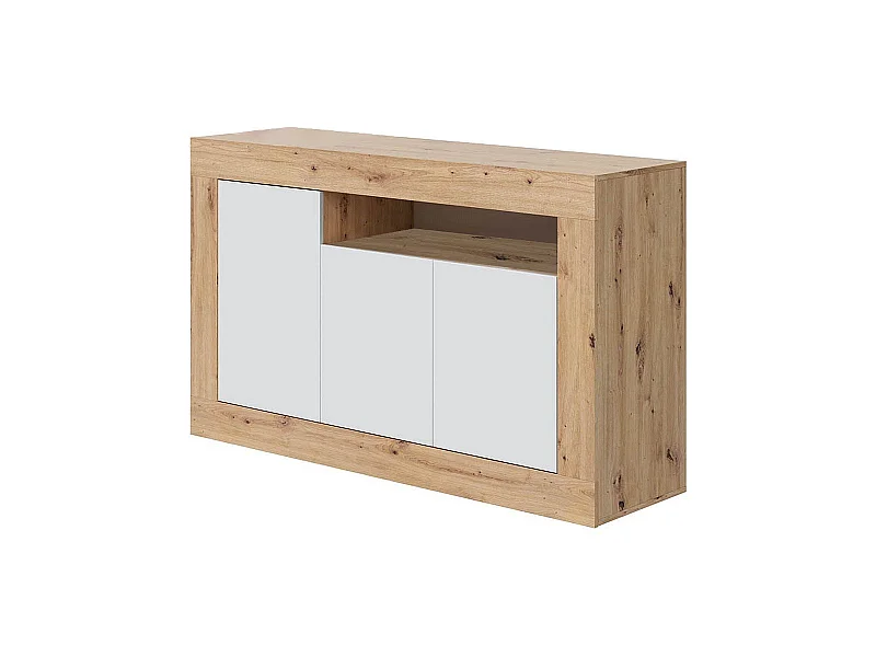 Buffet 3 portes et un compartiment de rangement L139 cm - Baltik