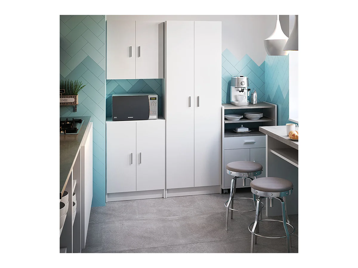 Table Extensible Système d'Ouverture en Livre de 35 à 70 cm Tavolo - L120 cm